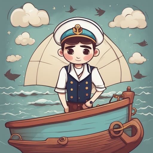 a sailor on a boat