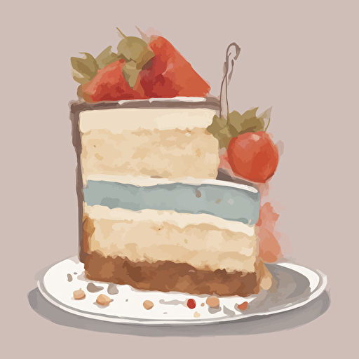 a slice of cake