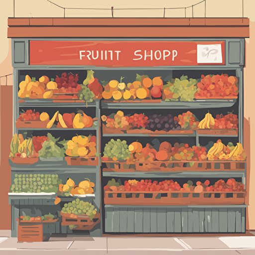 a fruit shop