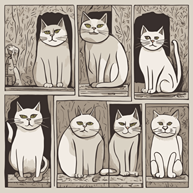 a group of cats