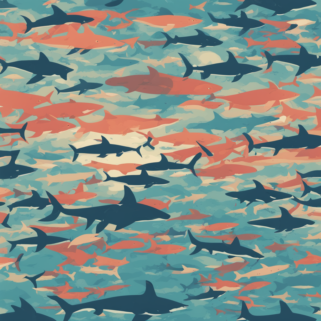 a sea full of sharks