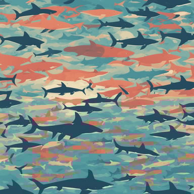 a sea full of sharks