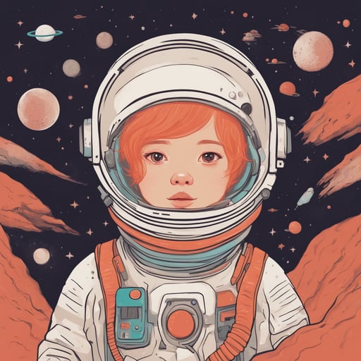 an astronaut on mars