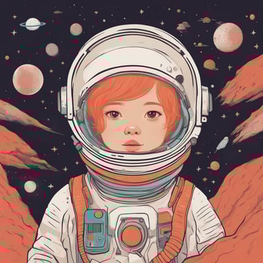 an astronaut on mars