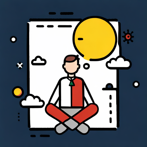 a person sitting on a cloud