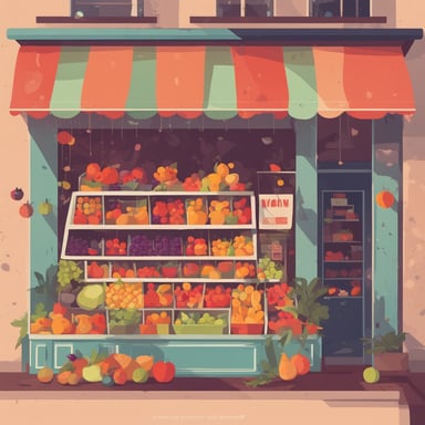 a fruit shop