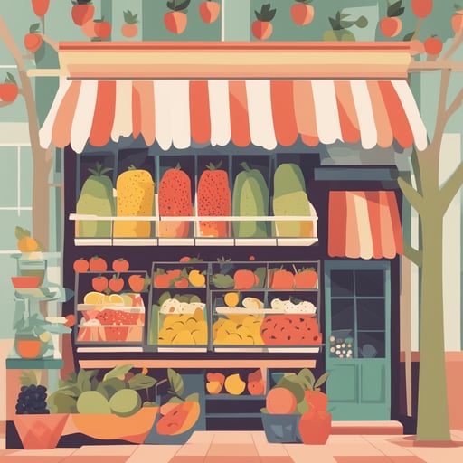 a fruit shop