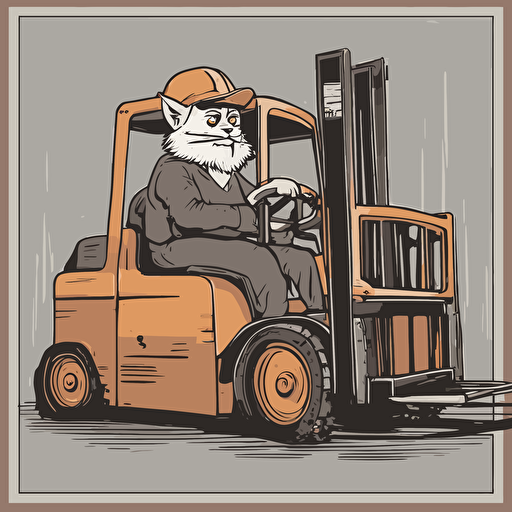 a forklift