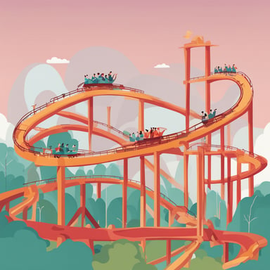 a roller coaster