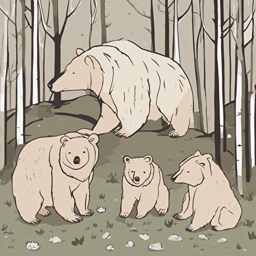a family of bears