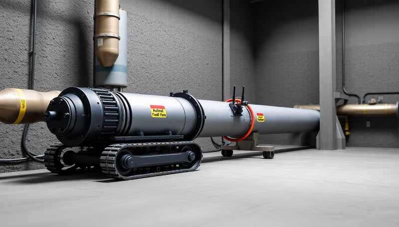 Remote-Controlled Pipe Crawler System