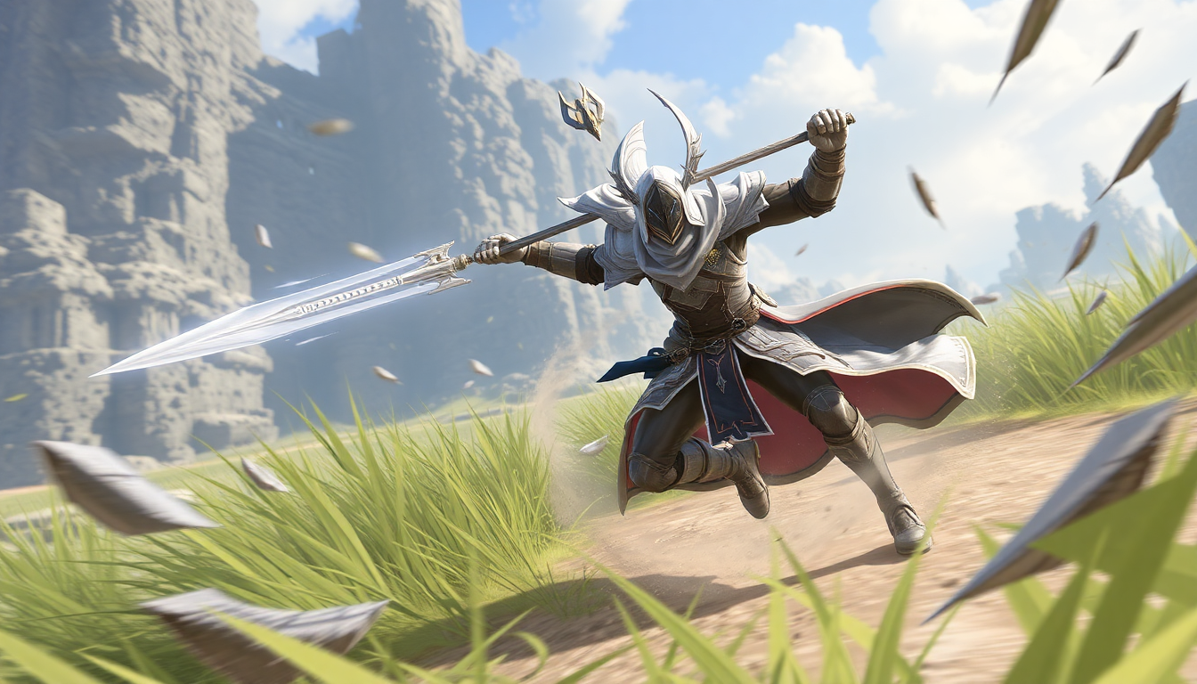 Arknights character SilverAsh in action