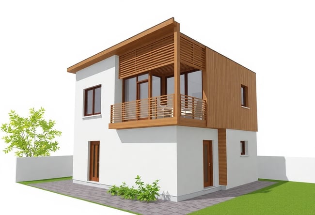 One-Bedroom Residential Design Plan