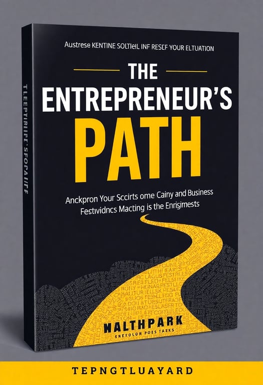 The Entrepreneur's Path book cover with business theme for ReadRover ebook store