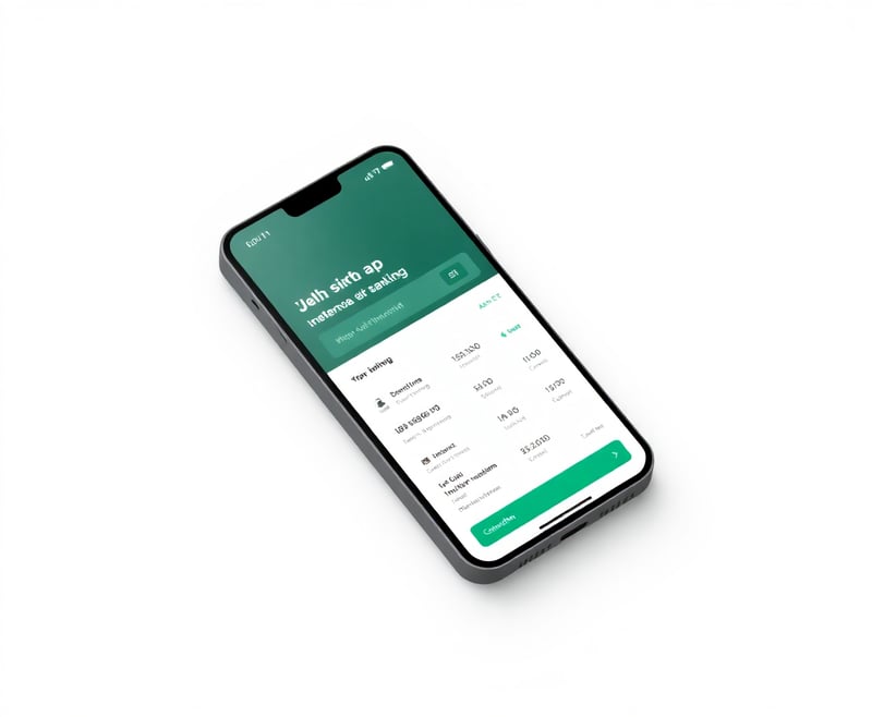 Modern Mobile Banking Interface