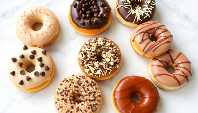 Delightful Donut Assortment