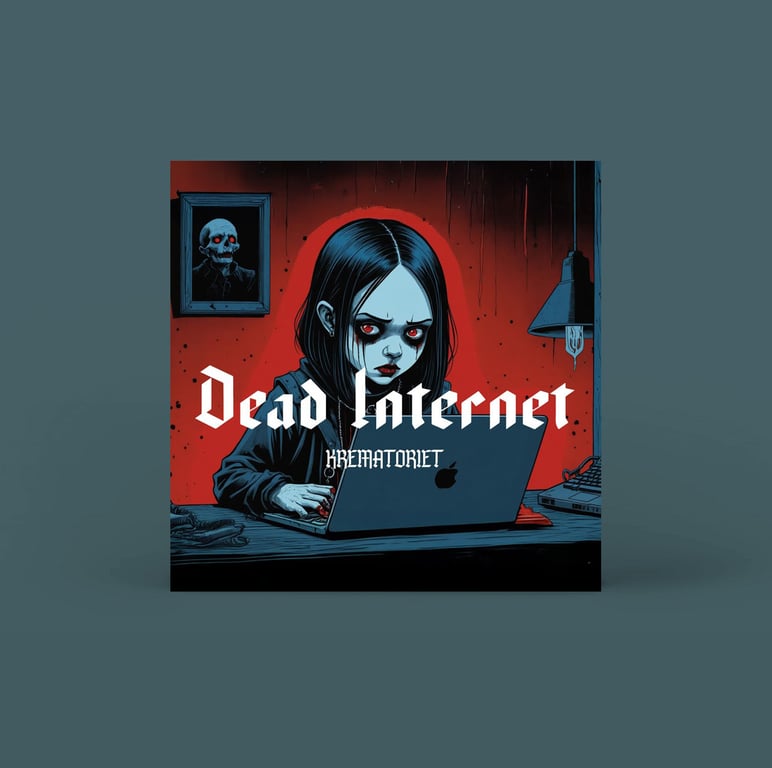 Dark brown vinyl with minimal text design