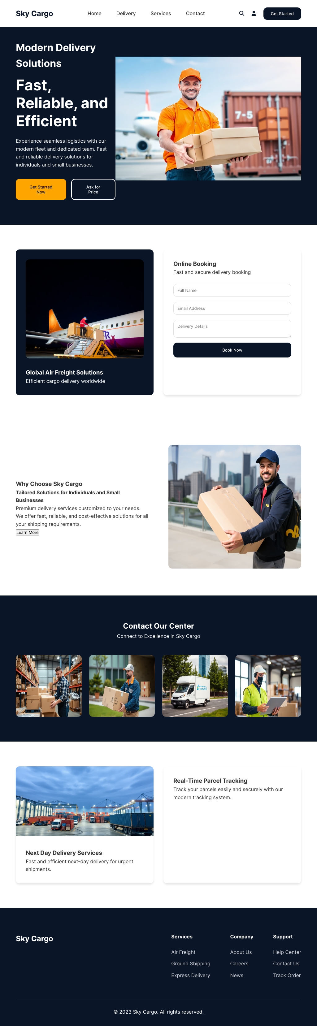Sky Cargo - Modern Delivery Solutions