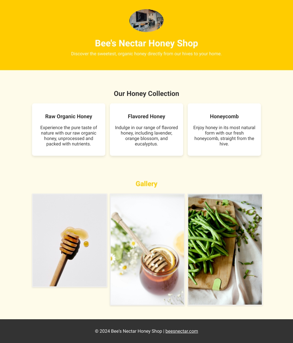 Bee's Nectar Honey Shop