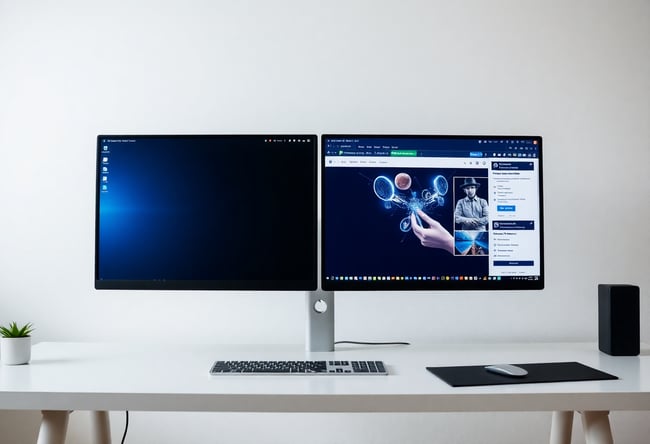 Dual Monitor Design Hub