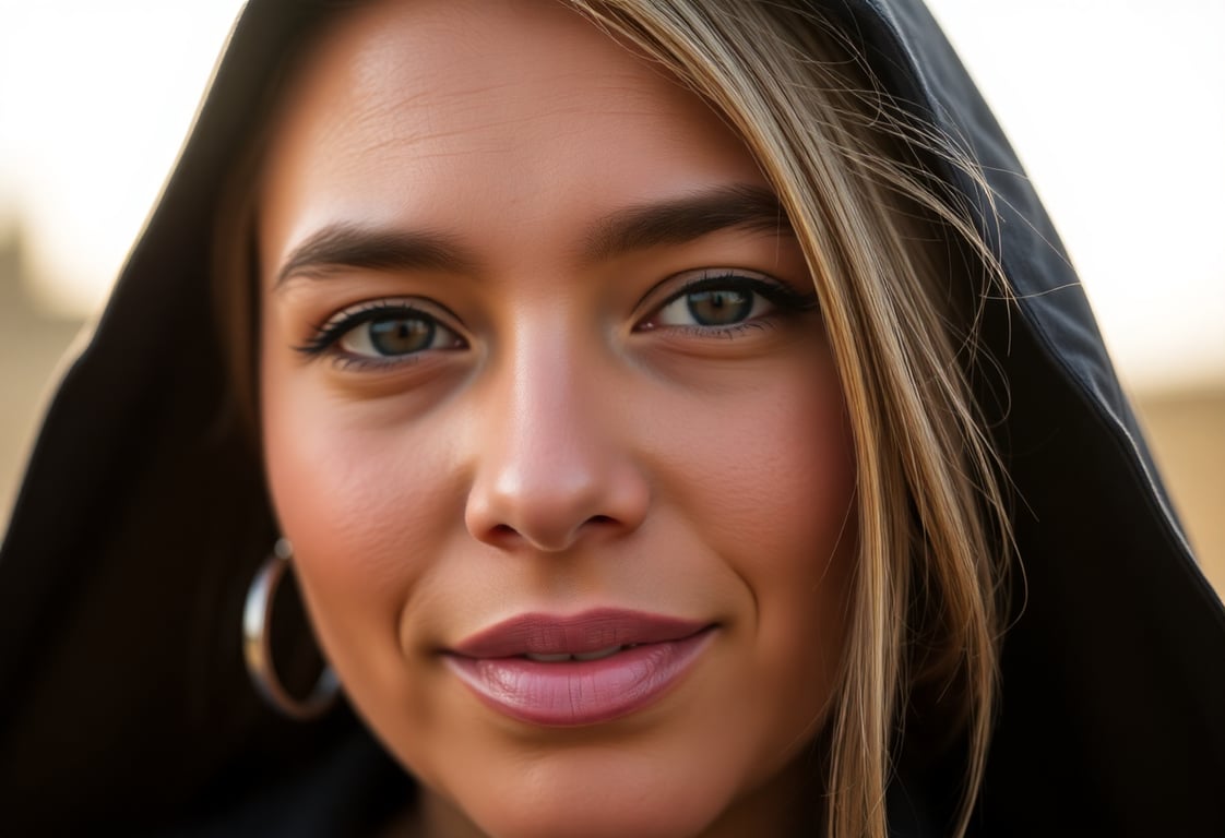 Portrait photography in natural lighting