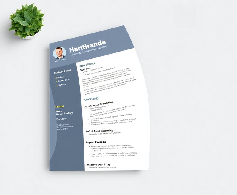 Creative Marketing Resume Design