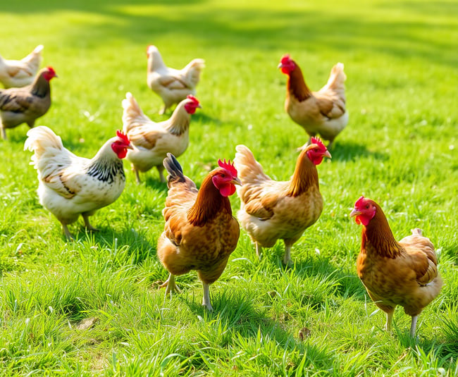 Sunny Pasture Chickens