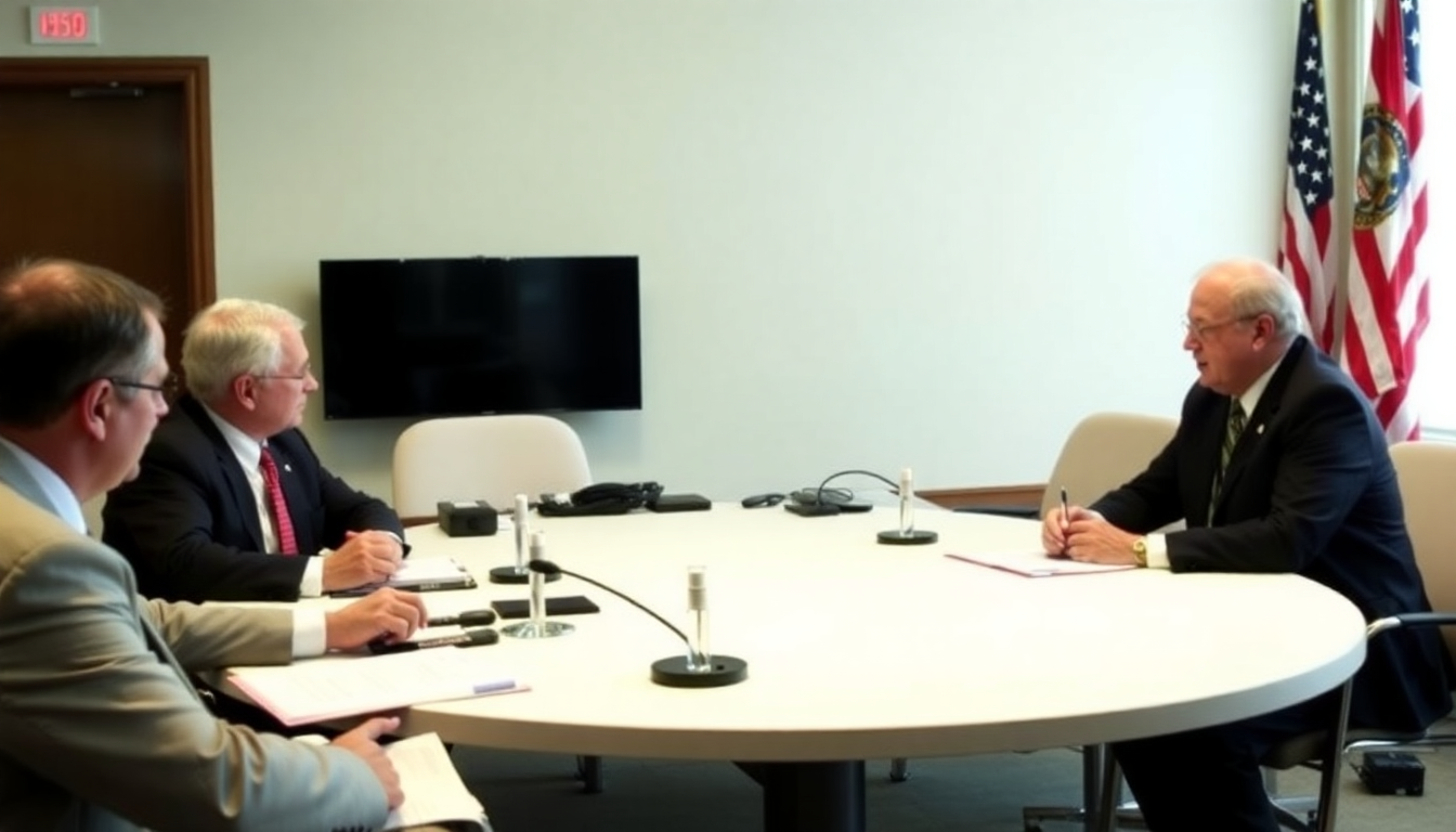 Trade officials meeting to discuss steel tariffs and international trade policies