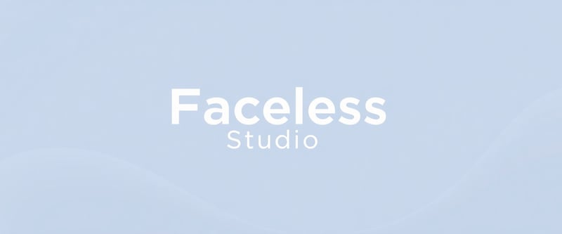 Faceless Studio AI Logo