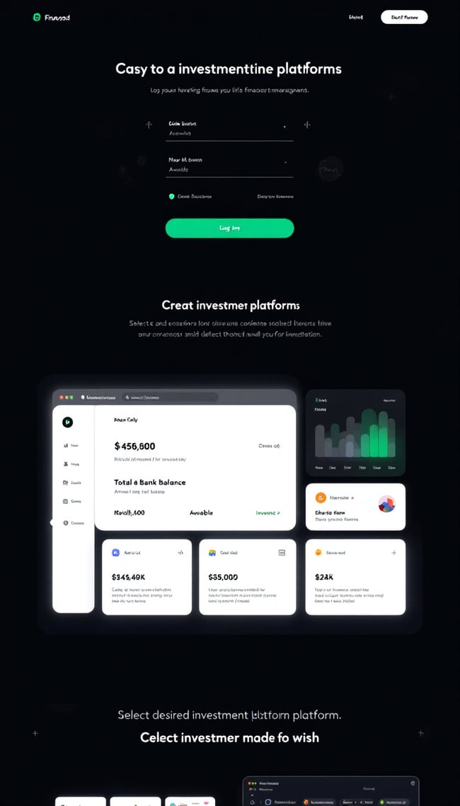 Financial Dashboard Interface