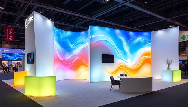 Modern Interactive Exhibition Booth