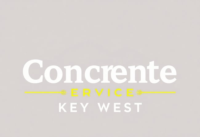 Modern Concrete Finish Logo