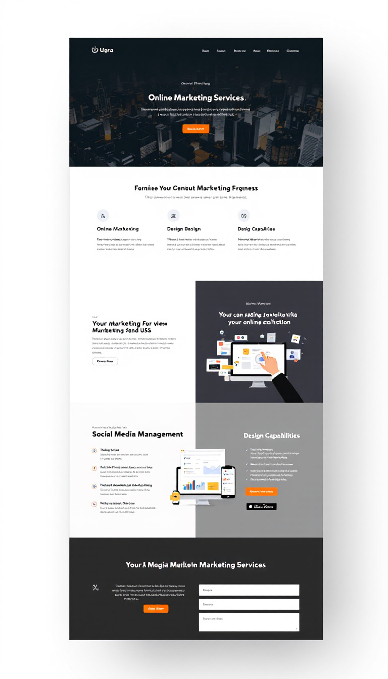 Ugra Marketing One-Page Website Design