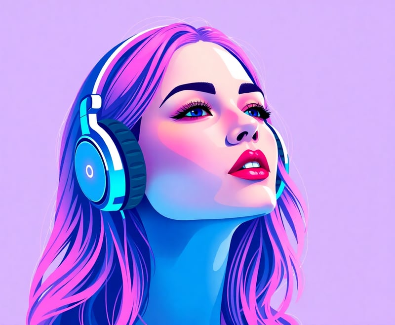 Vibrant Audio Aesthetic