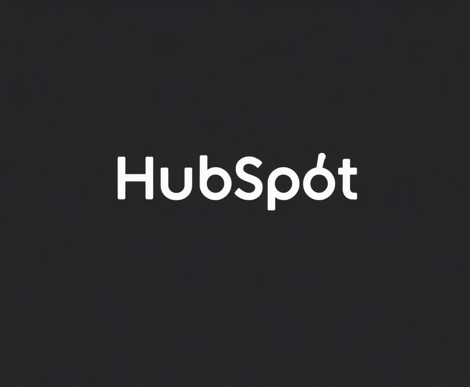 HubSpot logo in grayscale