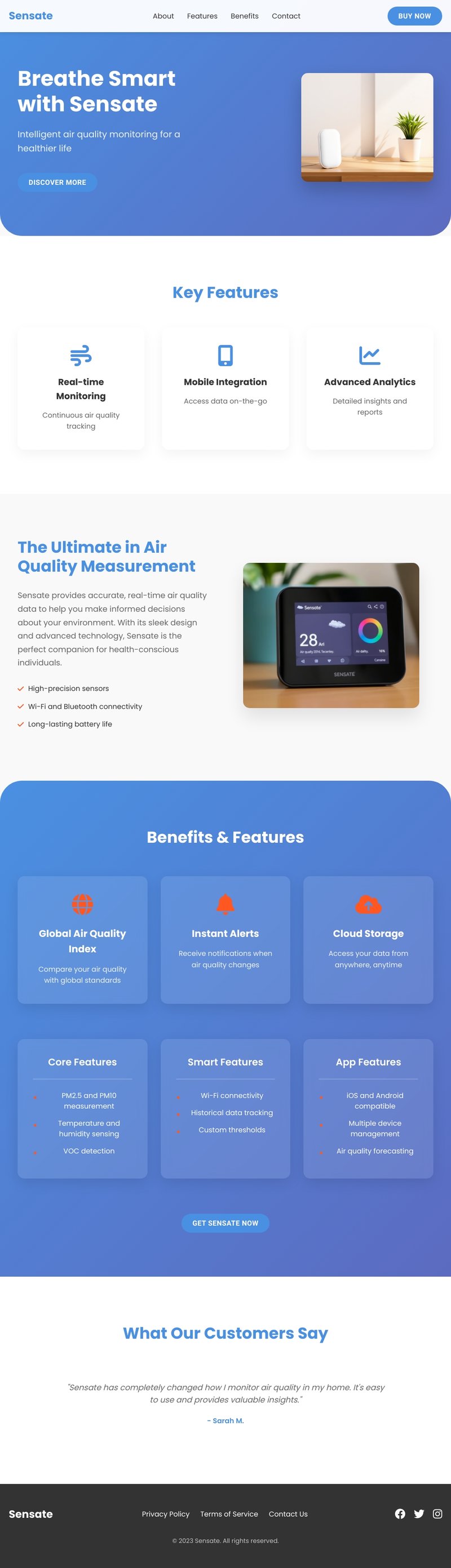 Sensate - Smart Air Quality Monitoring