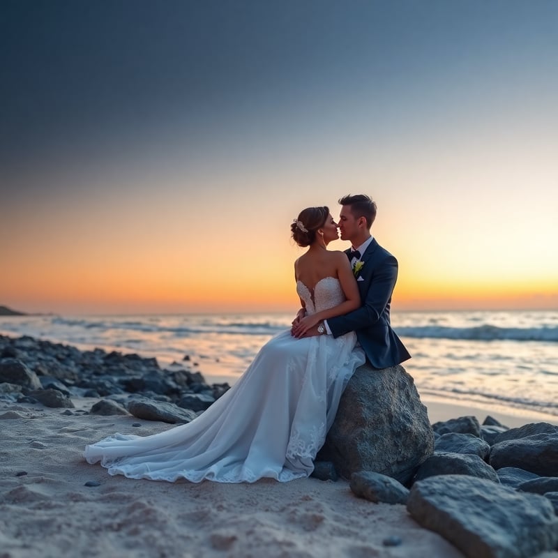 Sunset Bliss: Beach Wedding Moments