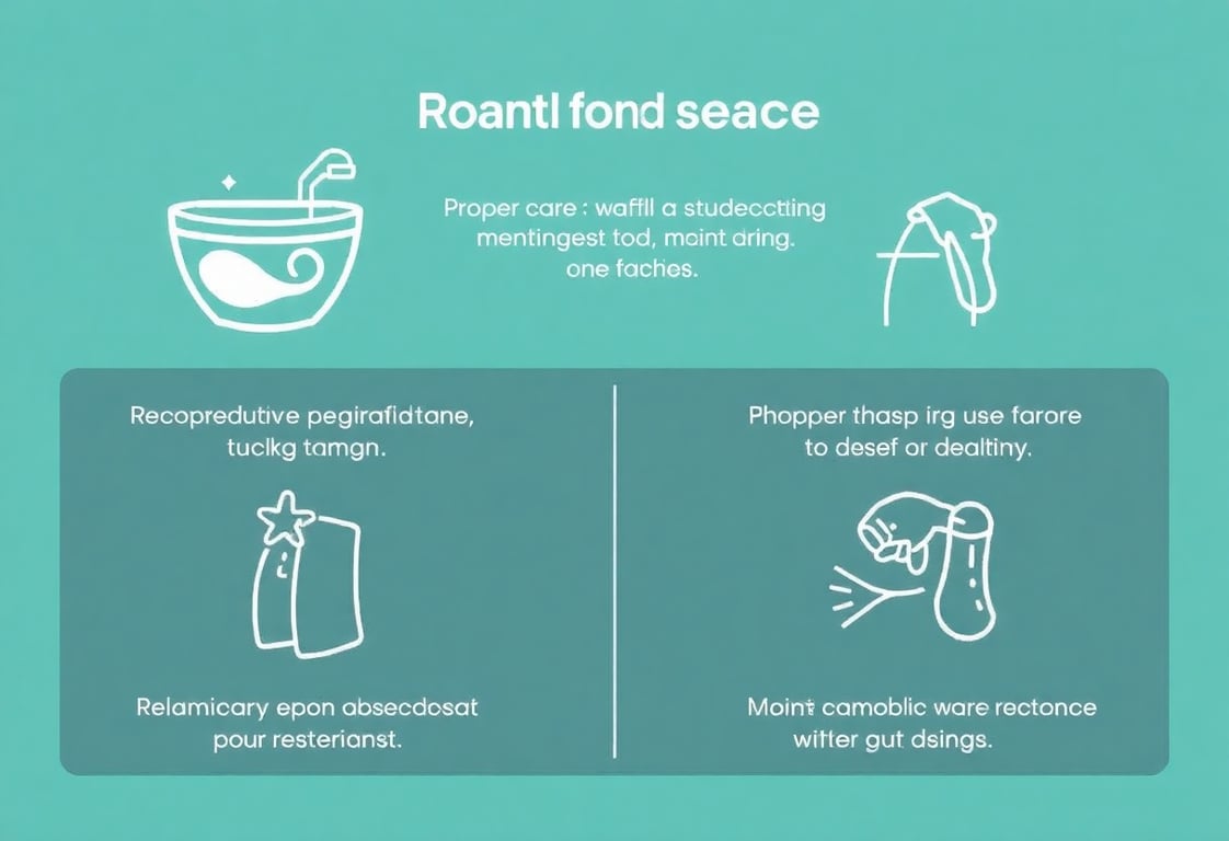 Fabric care guide showing proper washing and maintenance techniques