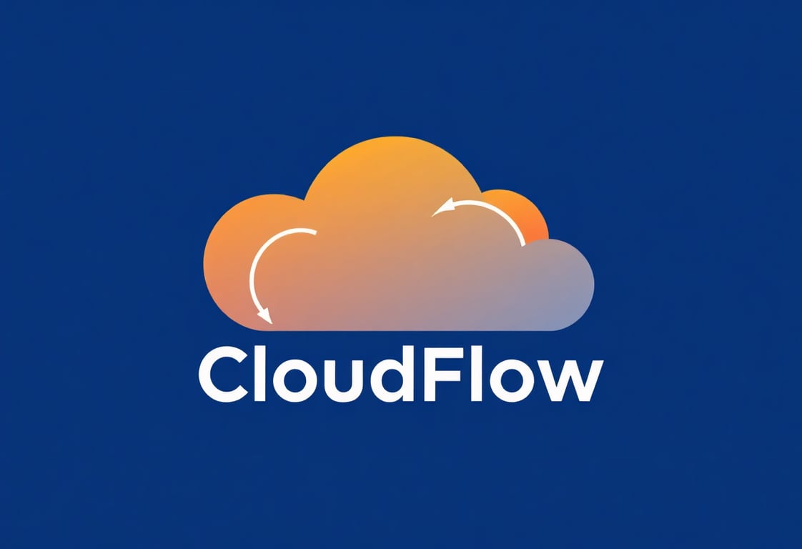 Cloud hosting company logo for CloudFlow platform
