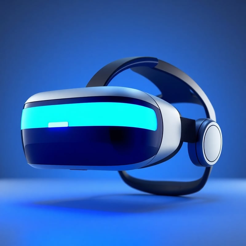 Sleek Ergonomic VR Headset