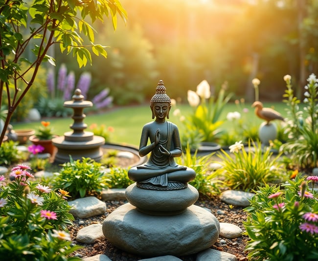 Serene Spiritual Garden