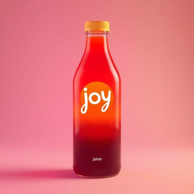 Sunset Bliss Juice Bottle