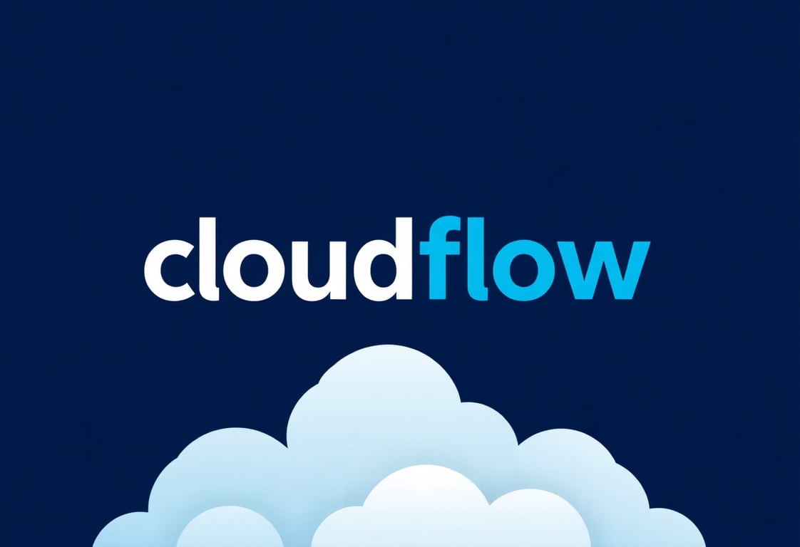 Enterprise software company logo supporting CloudFlow