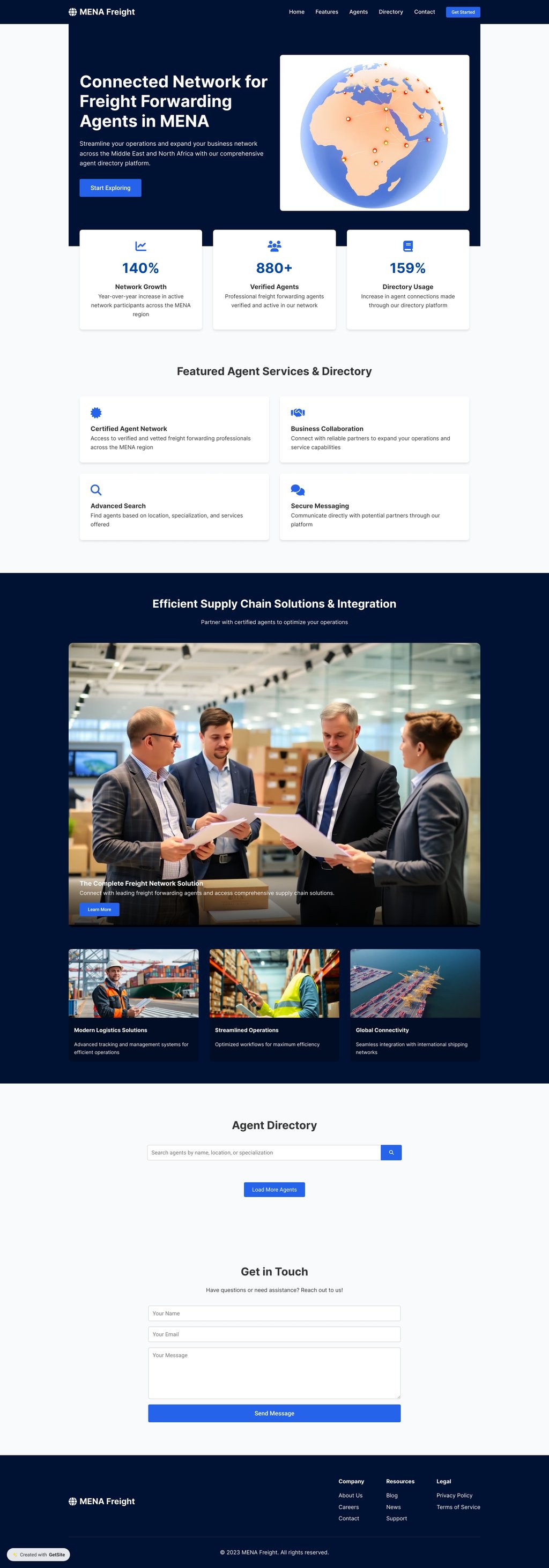 MENA Freight Network: Connect with Verified Forwarding Agents