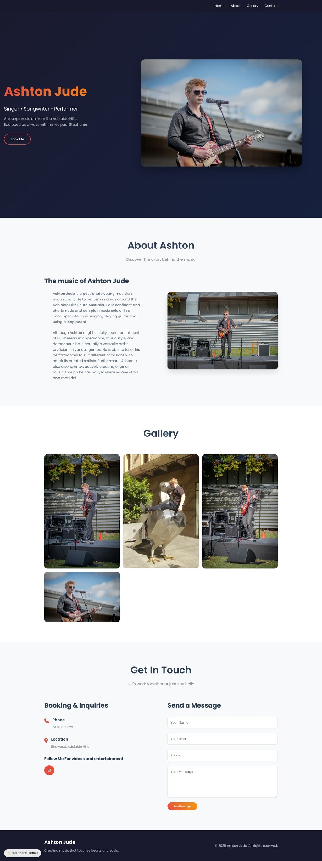 Ashton Jude - Official Website