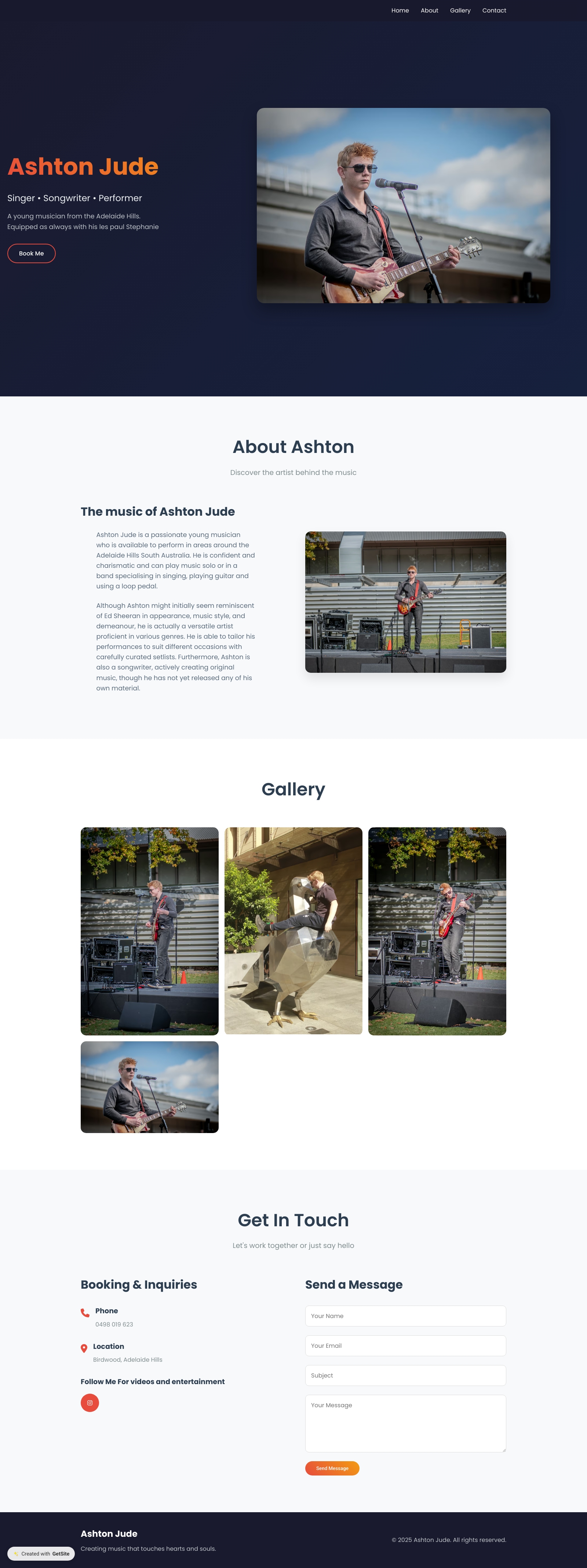 Ashton Jude - Official Website