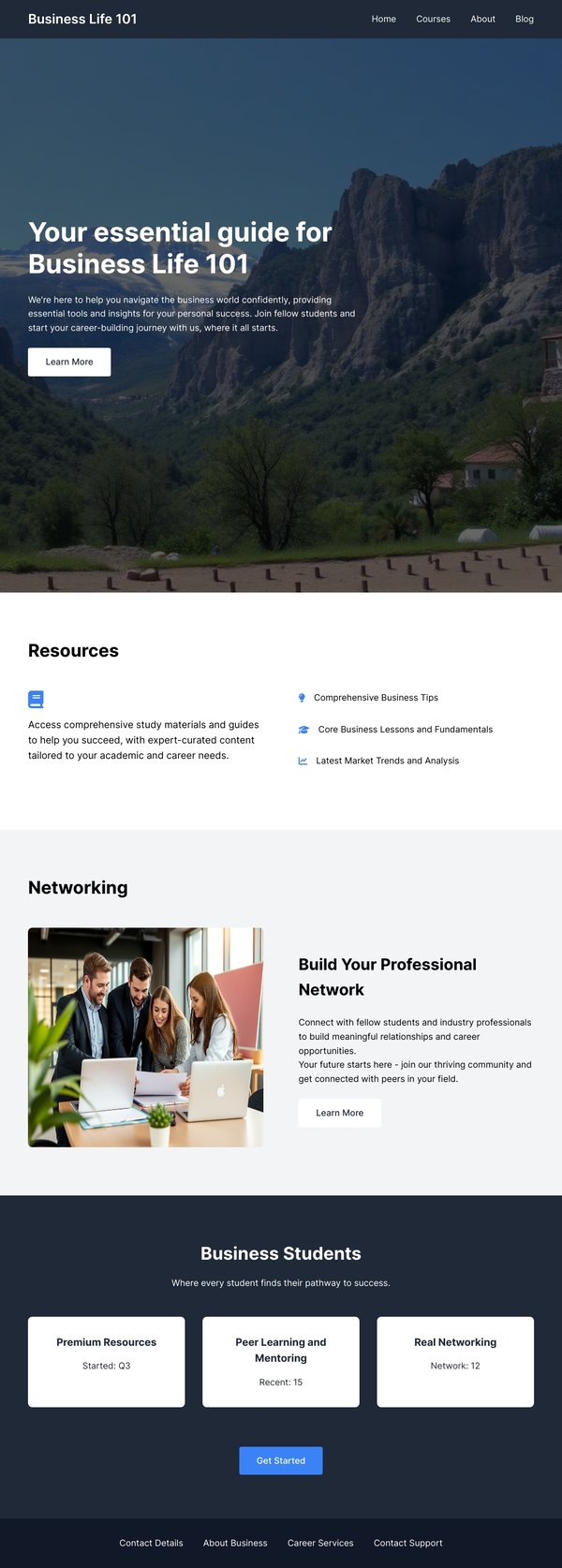 Business Life 101 - Essential Guide for Business Students