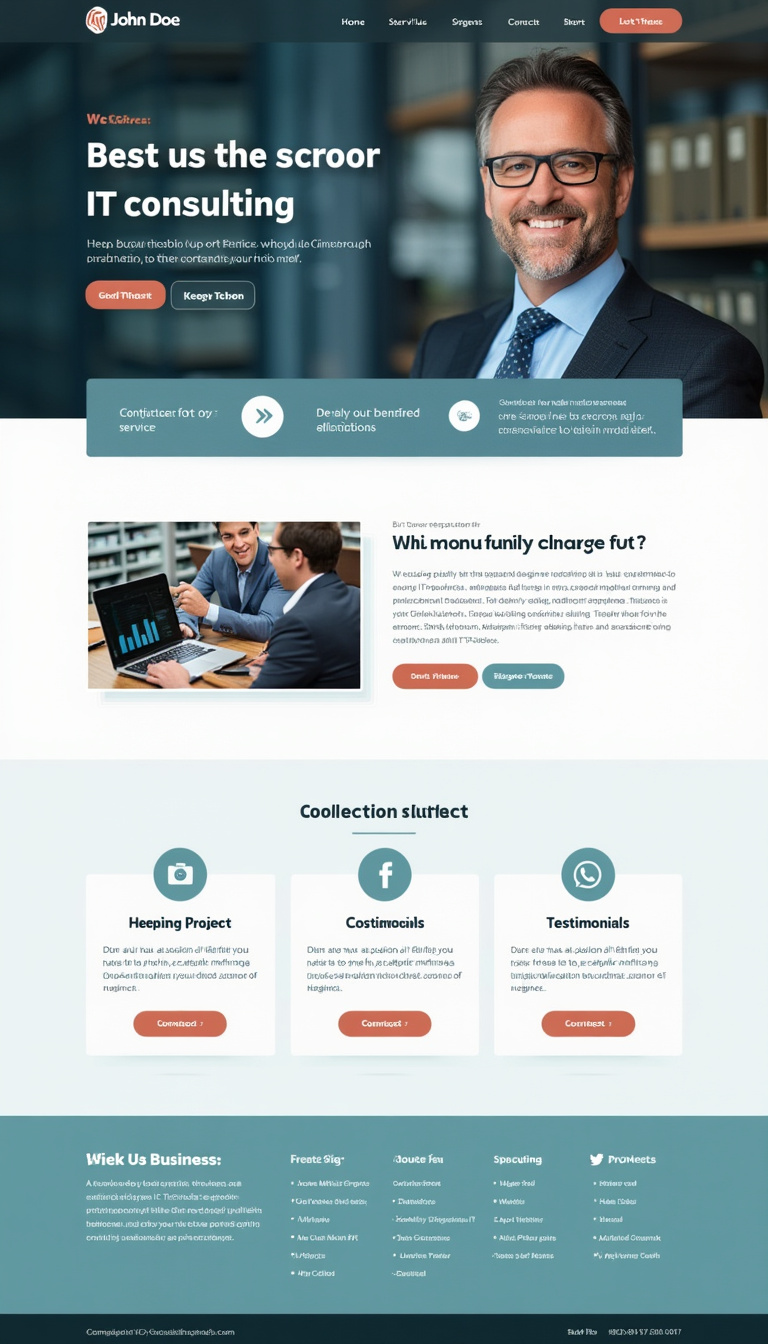 John Doe IT Consulting Web Design