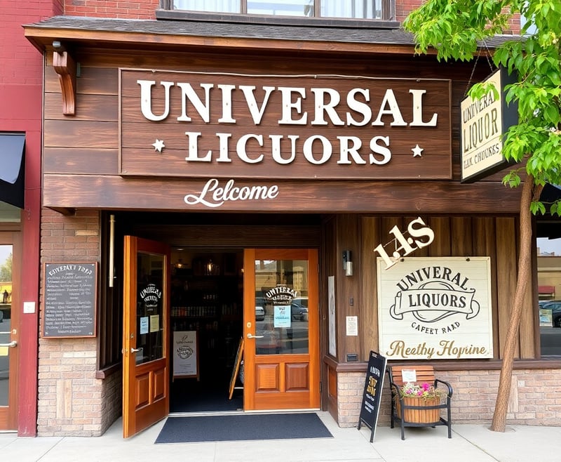 Rustic Charm at Universal Liquors