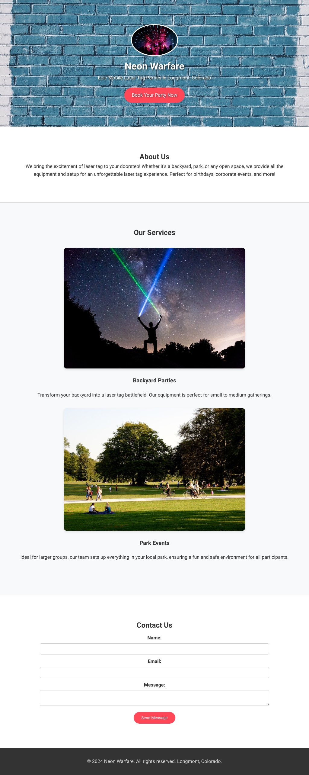 Neon Warfare - Longmont, Colorado